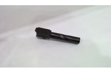 Image of EDEMO Zaffiri Precision Glock 19 Gen 1-4 Flush and Crown Pistol Barrel, 9mm Caliber, 1-10 Twist, 416R Stainless Steel, Black Nitride, ZpBarG19FlushBlk, EDEMO1