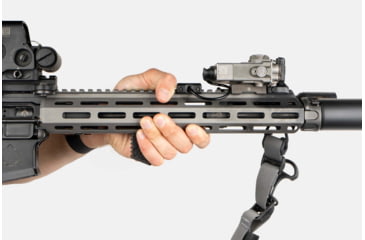 Image of Edgar Sherman Design Enhanced Fore Long Gun Angled Grips, M-LOK, Matte, Black, EFG-1.5-BLK