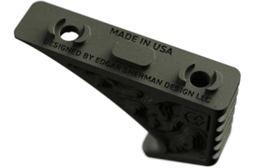 Image of Edgar Sherman Design Enhanced Fore Long Gun Angled Grips, M-LOK, Matte, Ranger Green, EFG-1.5-RG