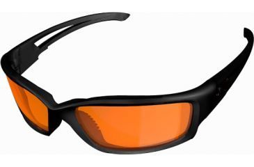 Image of Edge Eyewear Blade Runner Safety Glasses - XL Size, Black Frame, Tiger's Eye Lens SBR-XL610