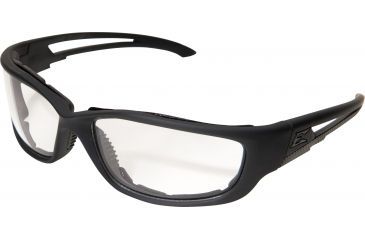 Image of Edge Eyewear Blade Runner Safety Glasses - XL Size, Black Frame, Clear Lens SBR-XL611