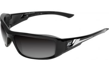 Image of Edge Eyewear Brazeau Safety Glasses Black Frame Polarized Gradient Lens Txbg216