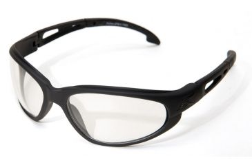 Image of Edge Eyewear Falcon Safety Glasses - Black Frame, Clear Lens SF611
