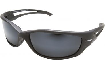 Image of Edge Eyewear Kazbek Xl Safety Glasses Black Frame Polarized G 15 Silver Mirror Lens Tsk Xl21 G15 7