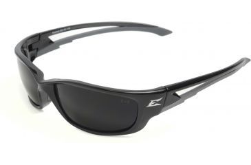 Image of Edge Eyewear Kazbek XL Safety Glasses - Black Frame, Smoke Lens SK-XL116