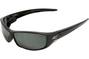 Image of Edge Eyewear Reclus Safety Glasses Black Frame G15 Silver Mirror Polarized Tsr21 G15 7