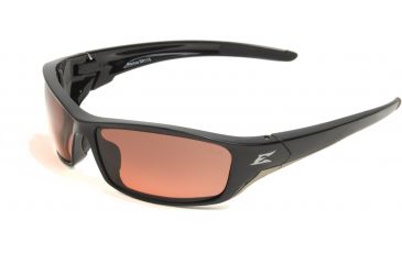 Image of Edge Eyewear Reclus Safety Glasses - Black Frame, Copper "Driving" Lens SR115
