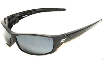Image of Edge Eyewear Reclus Safety Glasses - Black Frame, Silver Mirror Lens SR117