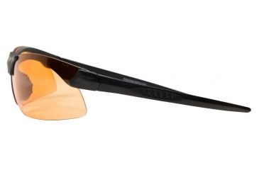 Image of Edge Eyewear Sharp Edge Safety Glasses - Black Frame, Tiger's Eye Lens SSE610