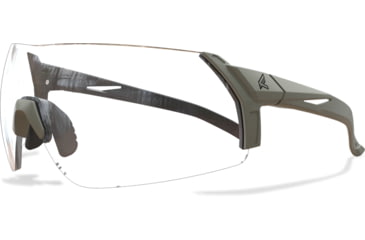 Image of Edge Eyewear Urgent Fury Shooting Glasses, Conifer Green Frame, Clear Vapor Shield Lenses, Standard, UF31VS