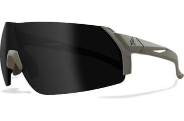 Image of Edge Eyewear Urgent Fury Shooting Glasses, Conifer Green Frame, G-15 Vapor Shield Lenses, Standard, UF37VS