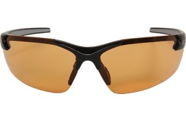 Image of Edge Eyewear Zorge G2 Safety Glasses Black Frame / Amber Lenses, Universal DZ114-G2