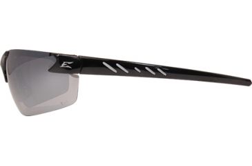 Image of Edge Eyewear Zorge G2 Safety Glasses Black Frame / Silver Mirror Lenses, Universal DZ117-G2