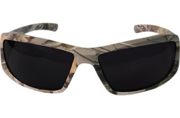 Image of Edge Safety Brazeau with Red E Logo, Polarized Smoke Lens, Camouflage Frame, TXB216CF-E5