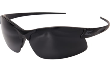 Image of Edge Tactical Eyewear Sharp Thin Temple Sunglasses, Soft-Touch Matte Black Frame / G-15 Vapor Shield Lens, One Size, SSE61-G15-TT