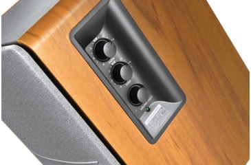 Image of Edifier R1280DB Powered Bookshelf Bluetooth Speakers, Brown, 4003066