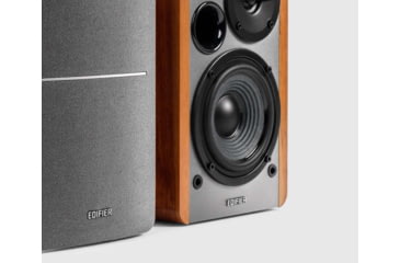 Image of Edifier R1280T Powered Bookshelf Speakers, Brown, 4001345