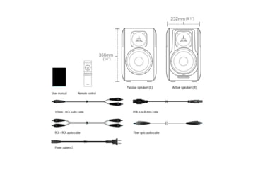 Image of Edifier S3000 Pro Powered Wireless Bookshelf Speakers, Brown, 4004421