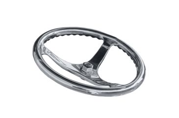 Image of Edson Marine 13&quot; SS ComfortGrip PowerWheel Steering Wheel - Polished - Fits 3/4&quot; Tapered Shaft 69109
