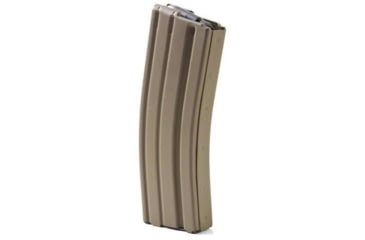 Image of Ammunition Storage Components AR-15/M-16 30 Round Rifle Magazine, .223 Remington, Black Follower, Dark Earth Stainless Steel, 30-223-SS-FDE-B-ASC