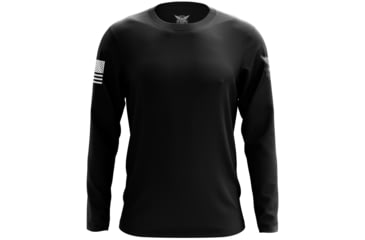 Image of We the People Holsters Basic - Black + White Long Sleeve Shirt 43AB0765, 4537397936226