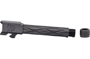 Image of EFK Fire Dragon Glock 19 9mm, Threaded 1/2X28, RH, Diamond Fluted Black Nitride, GK199THRBKDF