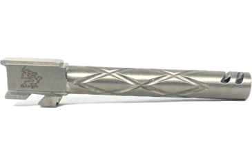 Image of EFK Fire Dragon Glock 22/31 9mm Conversion, Extended Ported, Diamond Fluted Polished Stainless, GK22319PBDFPS