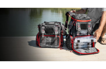 Image of EGO Kryptek Tackle Box Bag w/ 4 tackle trays, Typhon, 75044