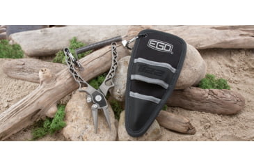 Image of EGO Ti22 Pliers 7.5in Titanium, Red/Black, 73014