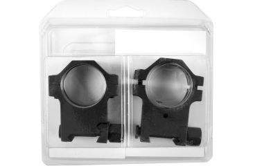 Image of EGW 30mm Tactical Aluminum Scope Mount Rings, Black, 0.990in High