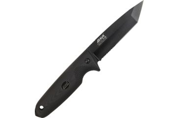 Image of EKA Nordic T12 Fixed Blade Knife, 9in, 4.25in, Swedish Sandvik Steel, Tanto, Black, G10 Handle EKA714402