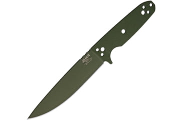 Image of EKA RTG-1 Fixed Blade Knife, 10.5in Overall, 5.75in OD Green Powder Coated 1095Hc Steel Blade, Black Paracord To Wrap The Handle, Black Kydex Belt Sheath, 50190