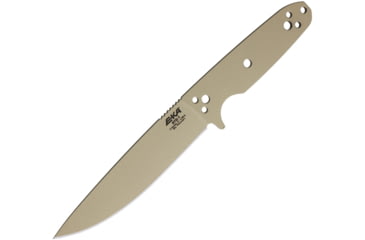 Image of EKA RTG-1 Fixed Blade Knife, 10.5in Overall, 5.75in Tan Powder Coated 1095Hc Steel Blade, One-Piece Comes w/Tan Paracord That Can Be Used To Wrap The Handle, Black Kydex Belt Sheath, 50160