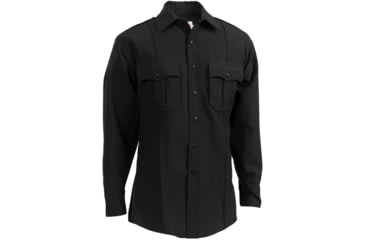 Image of Elbeco Textrop2 Long Sleeve Shirt, Black - 320N-14-33