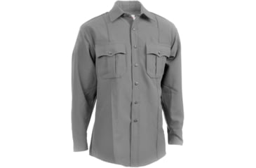 Image of Elbeco TexTrop2 Long Sleeve Polyester Shirt - Mens, 14.5 in, 35 in, Gray, 311N-14.5-35