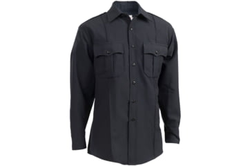 Image of Elbeco Textrop2 Long Sleeve Shirt, Navy - 314N-145-35