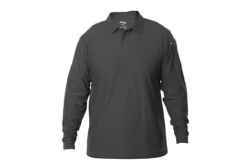 Image of Ufx Comfort Long Sleeve Polo-Mens-Black
