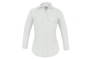 Image of Elbeco Women's Textrop2 Ls Shirt, White - Z9310LCN-40