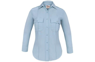 Image of Elbeco Womens Textrop2 Ls Shirt, Blue - 9313LCN-54