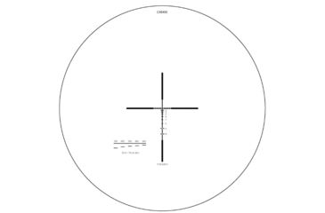 Image of Elcan SpecterDR Dual Role 1.5-6x Optical Sight, Integral A.R.M.S. Picatinny Mount, Anti-Reflection Device, 5.56, CX5455 Ballistic Reticle, Black, DFOV156-C1