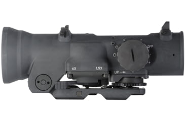 Image of Elcan SpecterDR Rifle Scope w/Integral A.R.M.S. Picatinny Mount, 1.5-6x5.56mm, CX5455 Ballistic Reticle, Black, DFOV156-C1