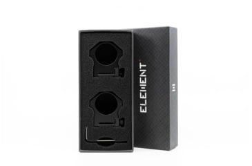 Image of Element Optics Accu-Lite High Rings, 34mm, Black, ELE54007