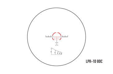Image of Element Optics Immersive Series 5x30mm Rifle Scope, 34mm Tube, BDC LPR-1D Reticle, Black, ELE50070