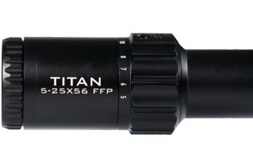 Image of Element Optics Titan Rifle Scope, 5-25x56mm, 34mm Tube, First Focal Plane, EHR - 2D Reticle MOA, Matte Finish, Black, 50023, EDEMO1