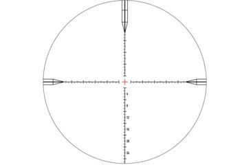 Image of Element Optics Titan Rifle Scope, 5-25x56mm, 34mm Tube, First Focal Plane, EHR - 1C Reticle MOA, Matte Finish, Black, 50022