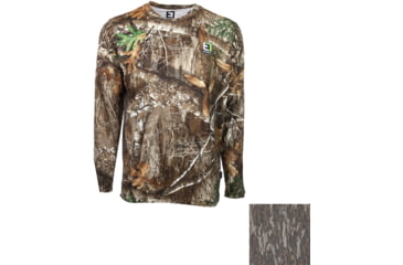 Image of Element Outdoors Drive Long Sleeve Bottomland Shirt - Men's, Mossy Oak Bottomland Camo, Medium, DS-LS-M-BL
