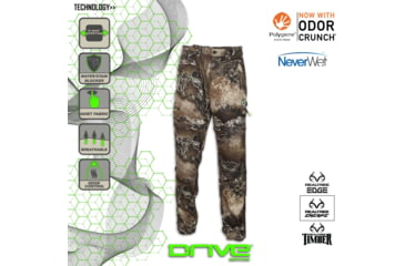 Image of Element Outdoors Drive Series Light Weight Pants - Womens, EXCAPE, LARGE, DS-WLP-L-EX