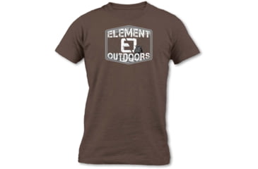 Image of Element Outdoors Tracker Short-Sleeve T-Shirt - Mens, Expresso, MEDIUM, SS-TT-M-EX