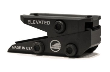 Image of Elevated Technology The Slide Height Adjustable Optic Mount, Black, SLIDE