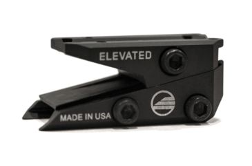 Image of Elevated Technology The Slide Height Adjustable Optic Mount, Black, SLIDE